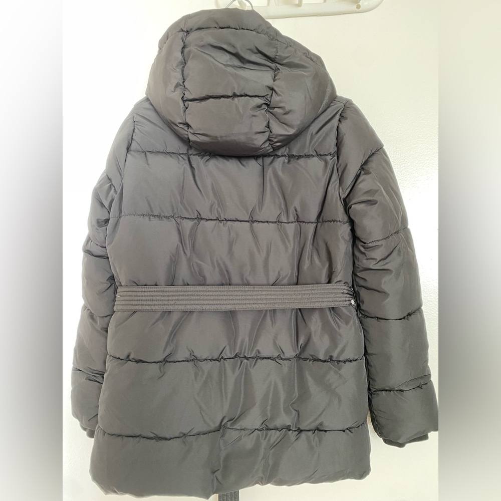 Stand up collar puffer jacket